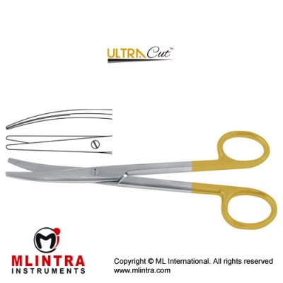 UltraCut™ TC Mayo-Stille Dissecting Scissor Curved Stainless Steel, 17 cm - 6 3/4"